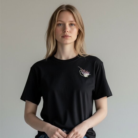 Butterfly brooch pin, purple crystal brooch, Hat brooch, Formal event accessory - Picture 6 of 7